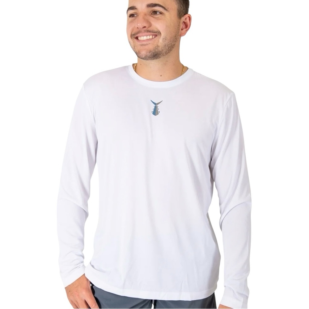 Tunaskin Echo Performance White Long Sleeve Shirt XL